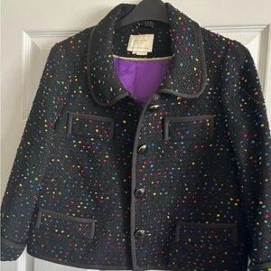 Kate spade Addie confetti jacket size 10